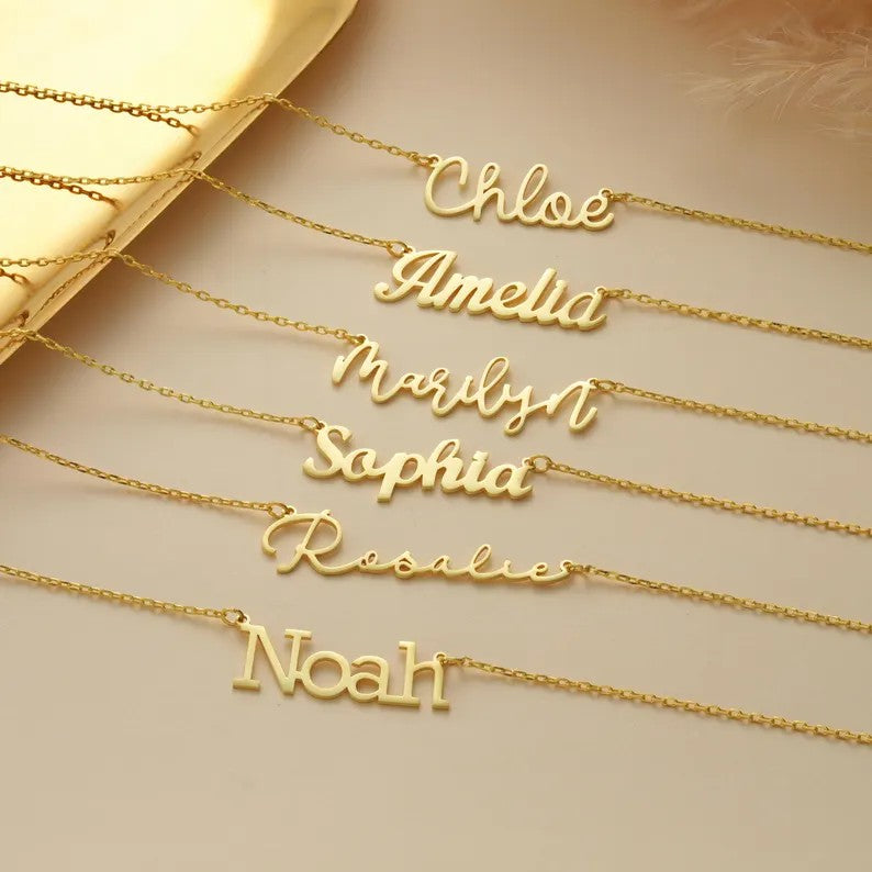 Custom 925 Sterling Silver Necklace with Plating Options