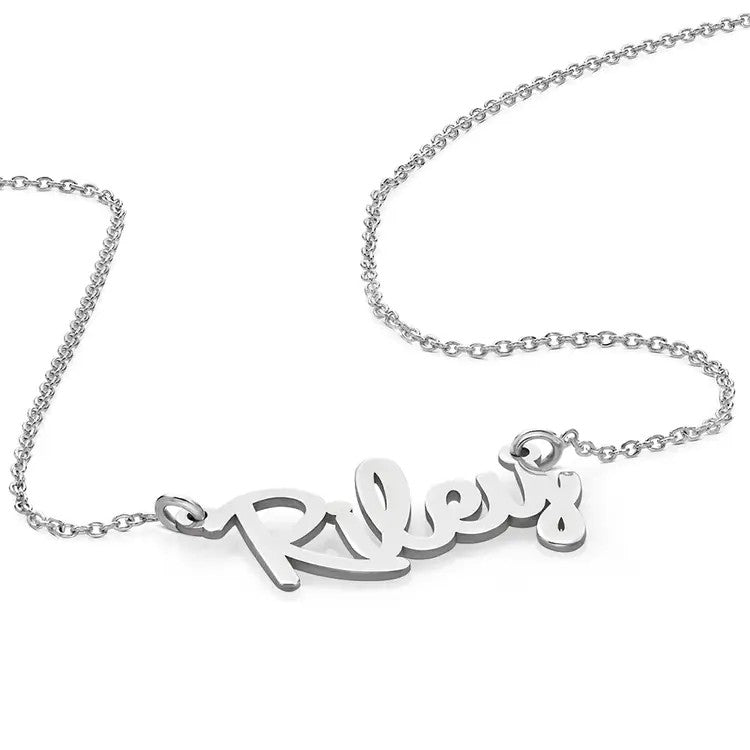 Custom 925 Sterling Silver Necklace with Plating Options